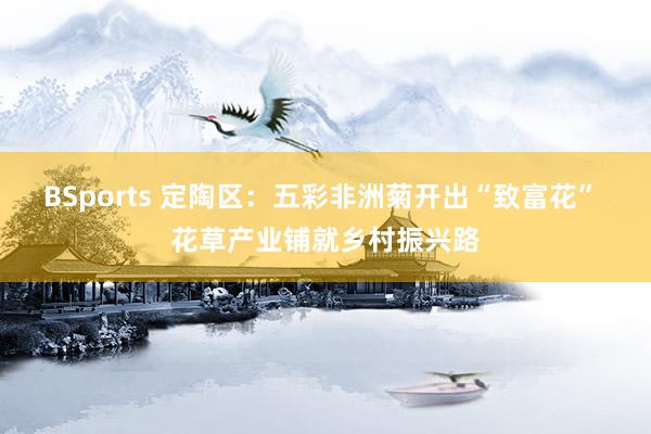 BSports 定陶区：五彩非洲菊开出“致富花” 花草产业铺就乡村振兴路